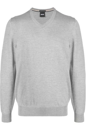 HUGO BOSS V-neck wool sweater