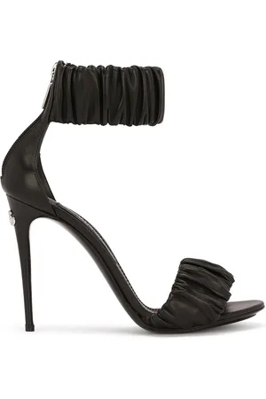 Dolce & Gabbana Ruched-detail leather sandals