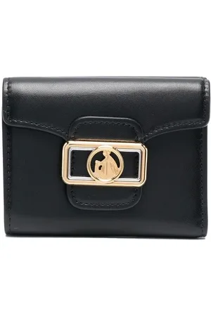 Lanvin Small logo-plaque leather purse
