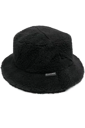 Woolrich Logo-patch fleece bucket hat