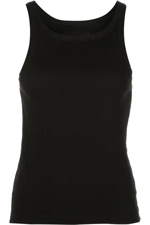 NILI LOTAN Ribbed cotton tank top
