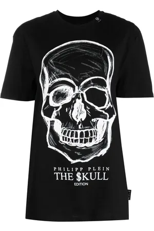 Philipp Plein Skull-print cotton T-shirt