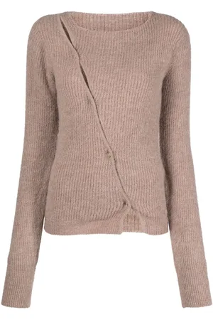 Jacquemus La Maille Pau asymmetric cardigan
