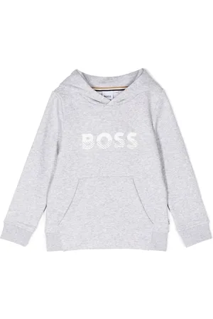 HUGO BOSS Logo-print cotton hoodie