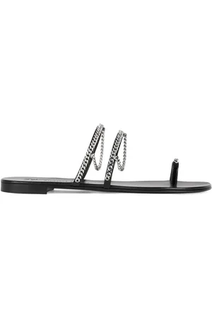 Giuseppe Zanotti Catena leather sandals