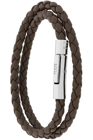 Shop TOD'S Plain Leather Bracelets (XEMB4001100FLRC817, XEMB4001100FLRR006,  XEMB4001100FLRB999) by Phalaenopsis- | BUYMA