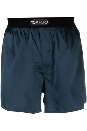 Tom Ford Logo-waist satin boxers