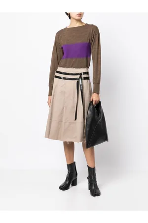 Maison Margiela Panelled round-neck jumper