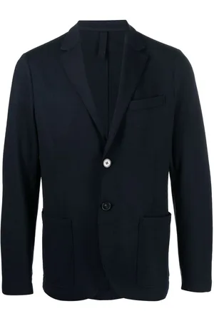 Harris Wharf London Virgin-wool single-breasted blazer