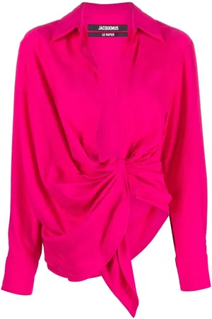 Jacquemus Knot-detail long-sleeve shirt