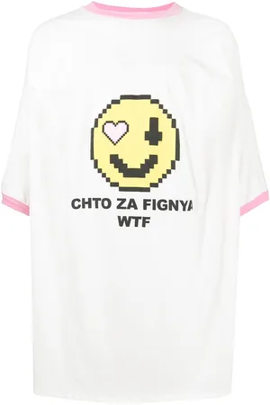 Natasha Zinko Smiley-print T-shirt