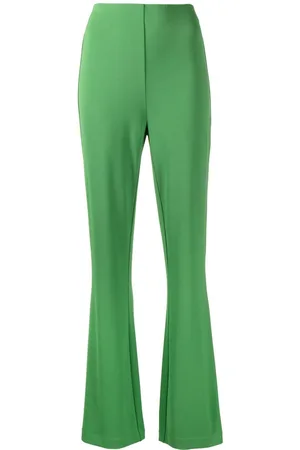 tibi Mid-rise flared-leg trousers