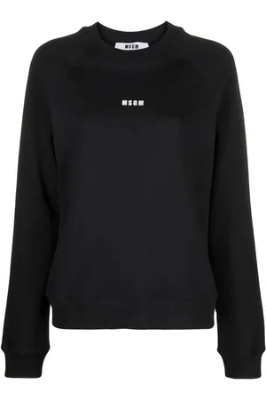 Msgm Logo-print long-sleeve sweatshirt