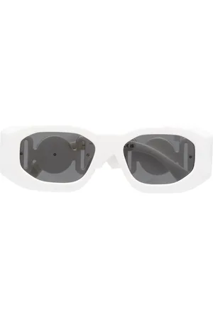 VERSACE Medusa-plaque detail sunglasses