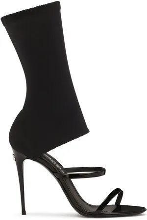 Dolce & Gabbana 105mm sock-style leather sandals