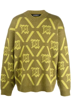 MISBHV Logo print merino-mohair blend jumper
