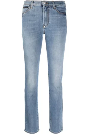 Philipp Plein Mid-rise slim-cut jeans