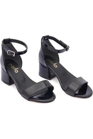 Tulleen Patent open-toe sandals