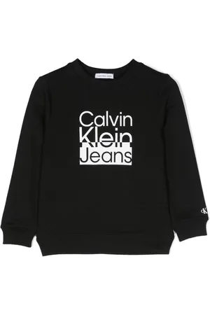Calvin Klein Logo print crew-neck sweatshirt