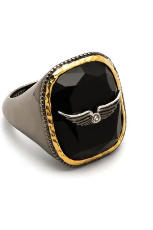 Zadig & Voltaire Rock square signet ring