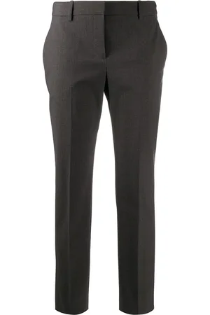 THEORY High waist tapered leg trousers