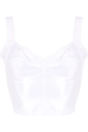 Dolce & Gabbana Lace-trim corset top
