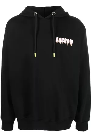 BARROW Printed Hoodies - Logo-print pullover hoodie