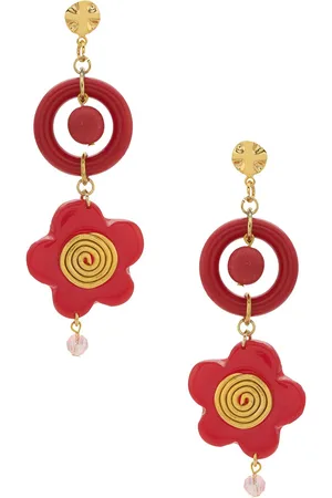 AMIR SLAMA Flower earrings
