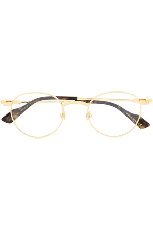 Gucci Round frame clear glasses