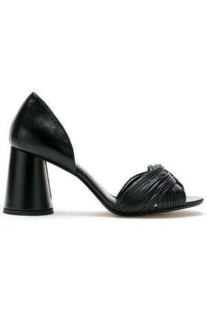 Sarah Chofakian Colagem leather sandals