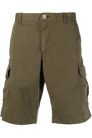 Woolrich Knee-length cotton cargo shorts