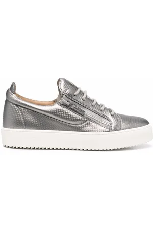 Giuseppe Zanotti Metallic-effect low-top sneakers