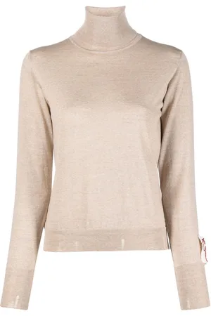 Golden Goose Distressed roll-neck virgin wool jumper