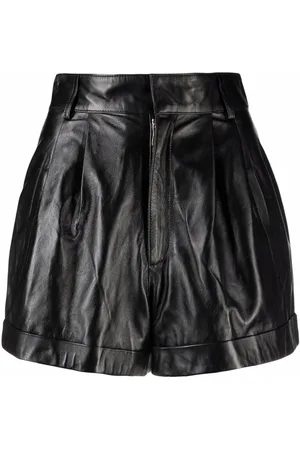 Manokhi Jett leather shorts