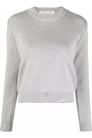 Golden Goose Distressed cotton-blend jumper