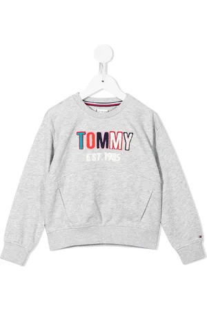 Tommy Hilfiger Embroidered flocked logo sweatshirt