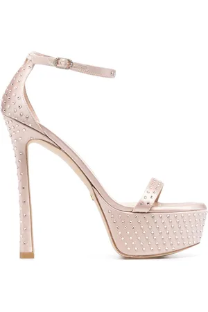 Stuart Weitzman 150mm rhinestone platform sandals