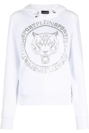 Philipp Plein Logo-print tiger hoodie