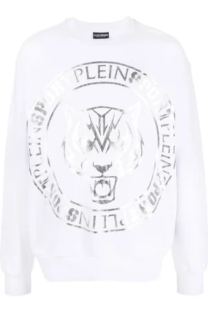 Philipp Plein Tiger-head logo-print sweatshirt