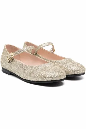 Il gufo Glittered ballerina shoes