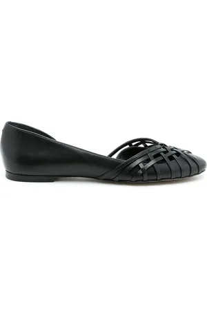 Sarah Chofakian Sapatilha Victoria leather ballerina shoes