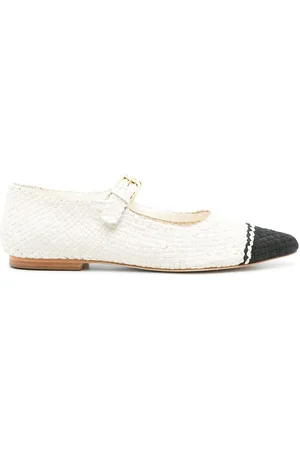Sarah Chofakian Elizabeth colour-block ballerina shoes