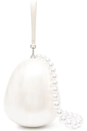 Simone Rocha Egg faux pearl tote bag