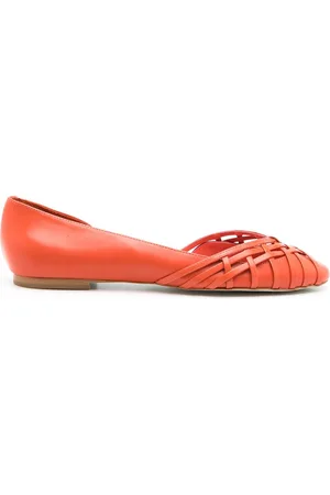 Sarah Chofakian Victoria leather ballerina shoes