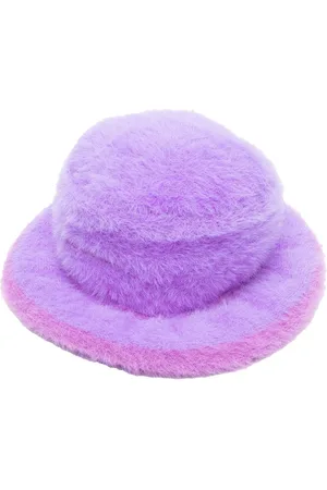 JJXX borg bucket hat in bright purple