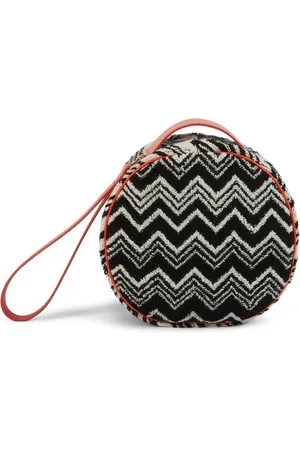 Missoni Keith chevron-knit beauty case