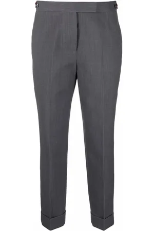 Thom Browne High-waisted cropped trousers