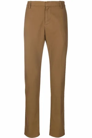Dondup Cropped tapered chino trousers