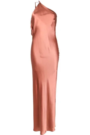 Michelle Mason Single-shoulder maxi dress
