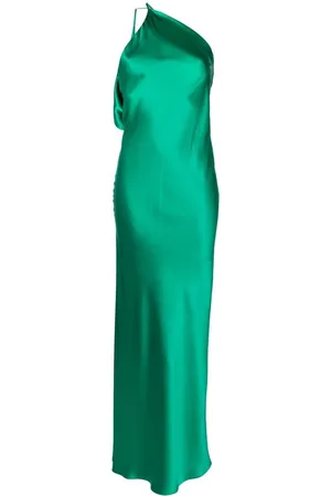 Michelle Mason Single-shoulder maxi dress